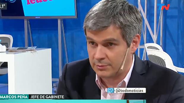 El jefe de Gabinete, Marcos Peña