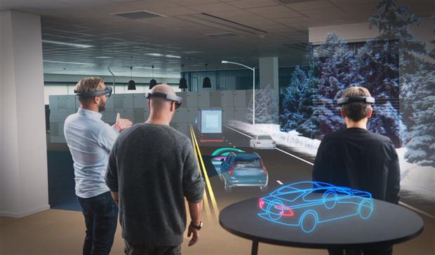 Volvo se asoció con Microsoft para usar sus cascos HoloLens en el diseño de sus vehículos