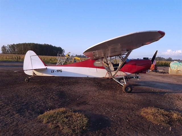 Una de las avionetas que se utilizaba para traficar drogas