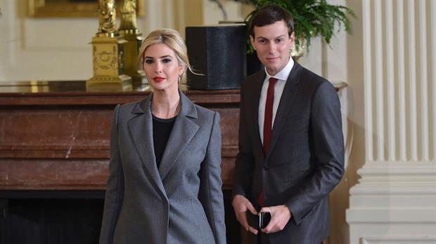 Ivanka Trump y Jared Kushner en una foto tomada en febrero