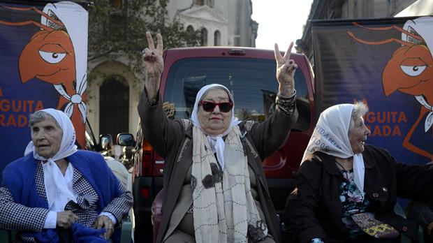 La presidenta de Madres de Plaza de Mayo, Hebe de Bonafini, repudió la decisión de la Corte Suprema de Justicia