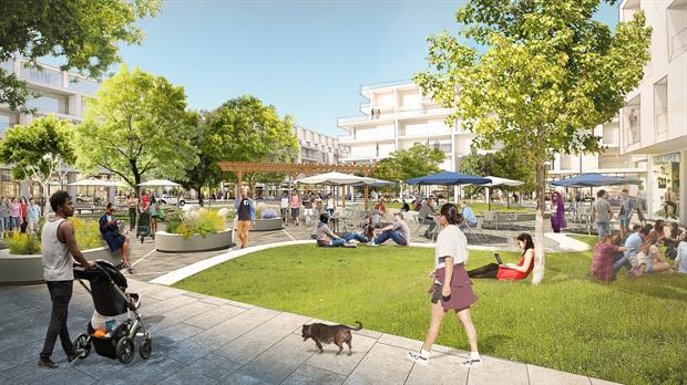 Una simulación de cómo se verá el pueblo de Facebook