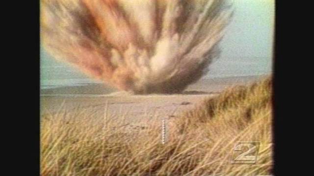 Un ingeniero de caminos coordinó la explosión. Foto: The Exploding Whale/YouTube