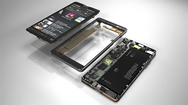 En un teléfono celular, la pantalla es el componente más caro, y también el más frágil