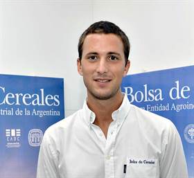 Gonzalo Hermida, de la Bolsa de Cereales de Buenos Aires