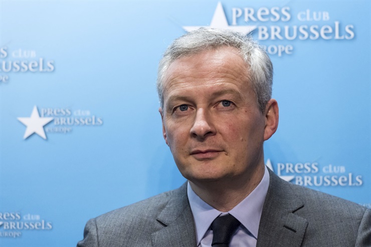 Bruno Le Maire, ministro de Economía y Finanzas de Francia, durante el class=