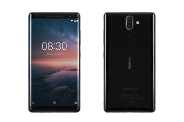 Un Nokia 8 Sirocco, el tope de línea actual de la compañía