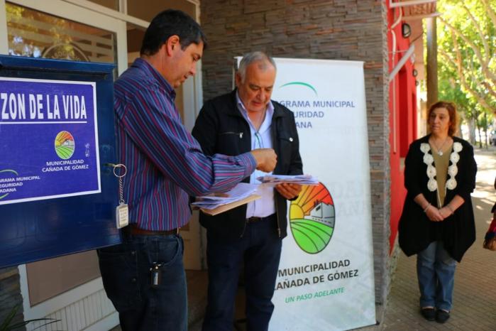 Buzón de la Vida Cañada de Gómez, Luis Leiva