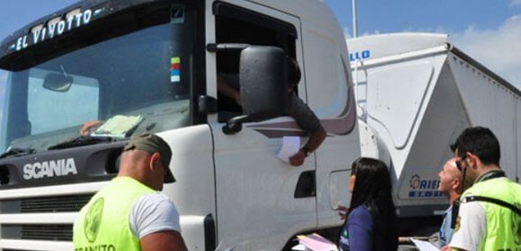 La Provincia multa a transportes con sobrepeso
