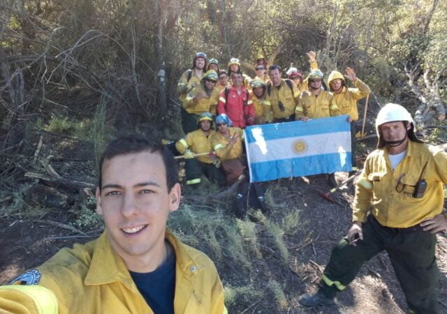 Bomberos de Las Parejas en Chile
