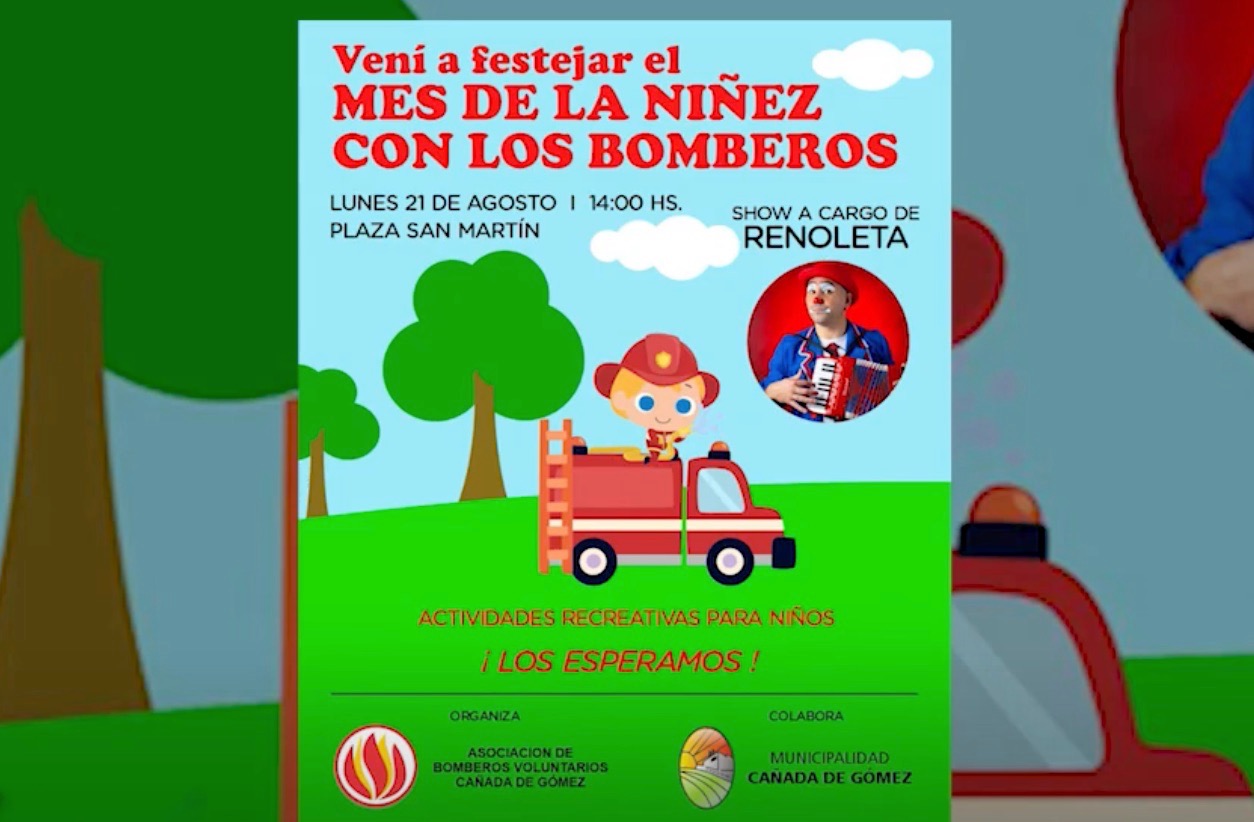 Bomberos Voluntarios celebrará el Día del Niño en Plaza San Martín ...